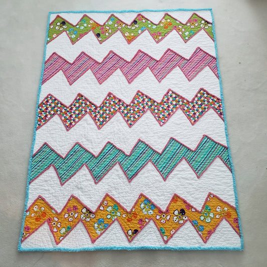 Wonky Quilt Kit – Petal Power Edition