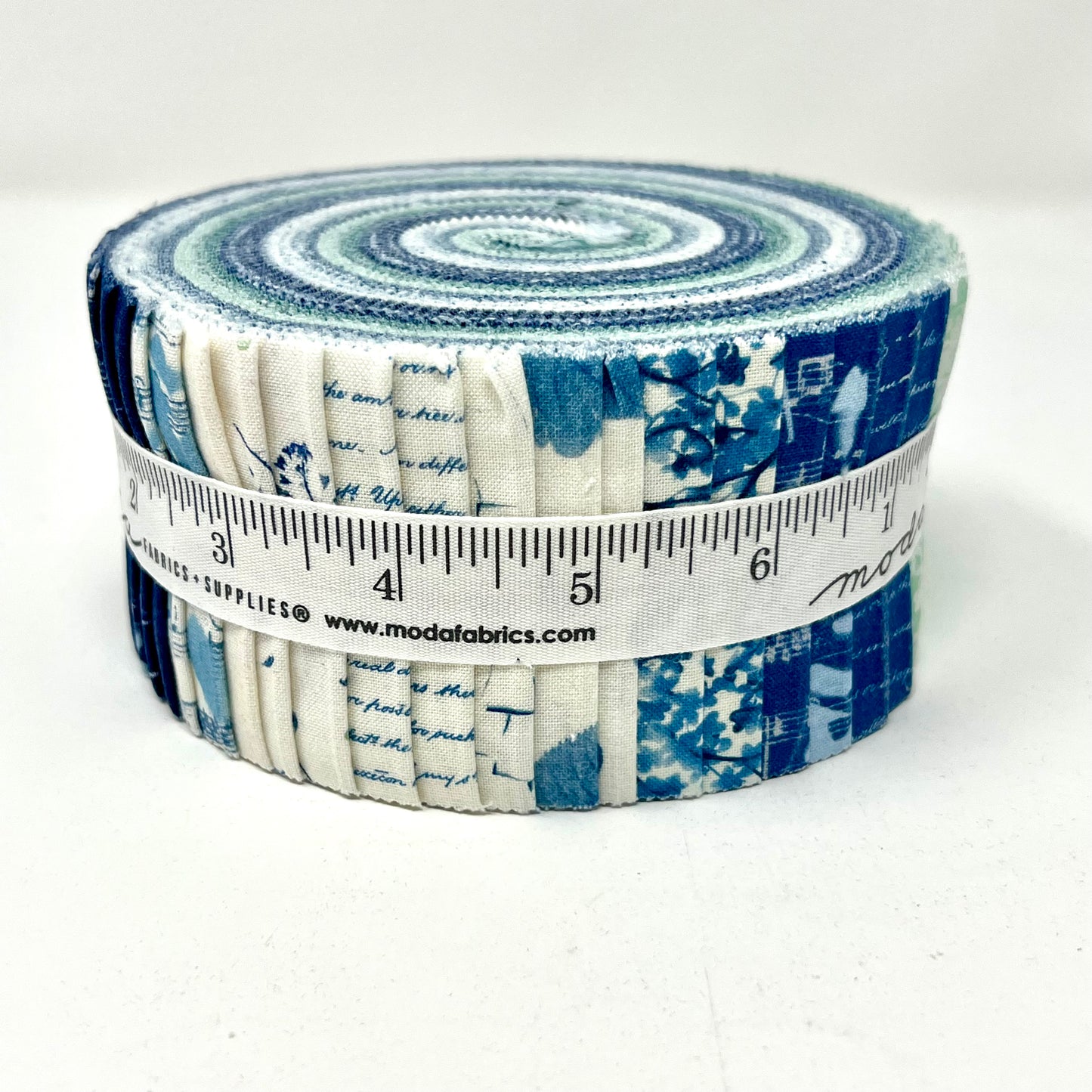 Moda Janet Clare Bluebell Collection, Jelly Roll 2.5" Precut Strips