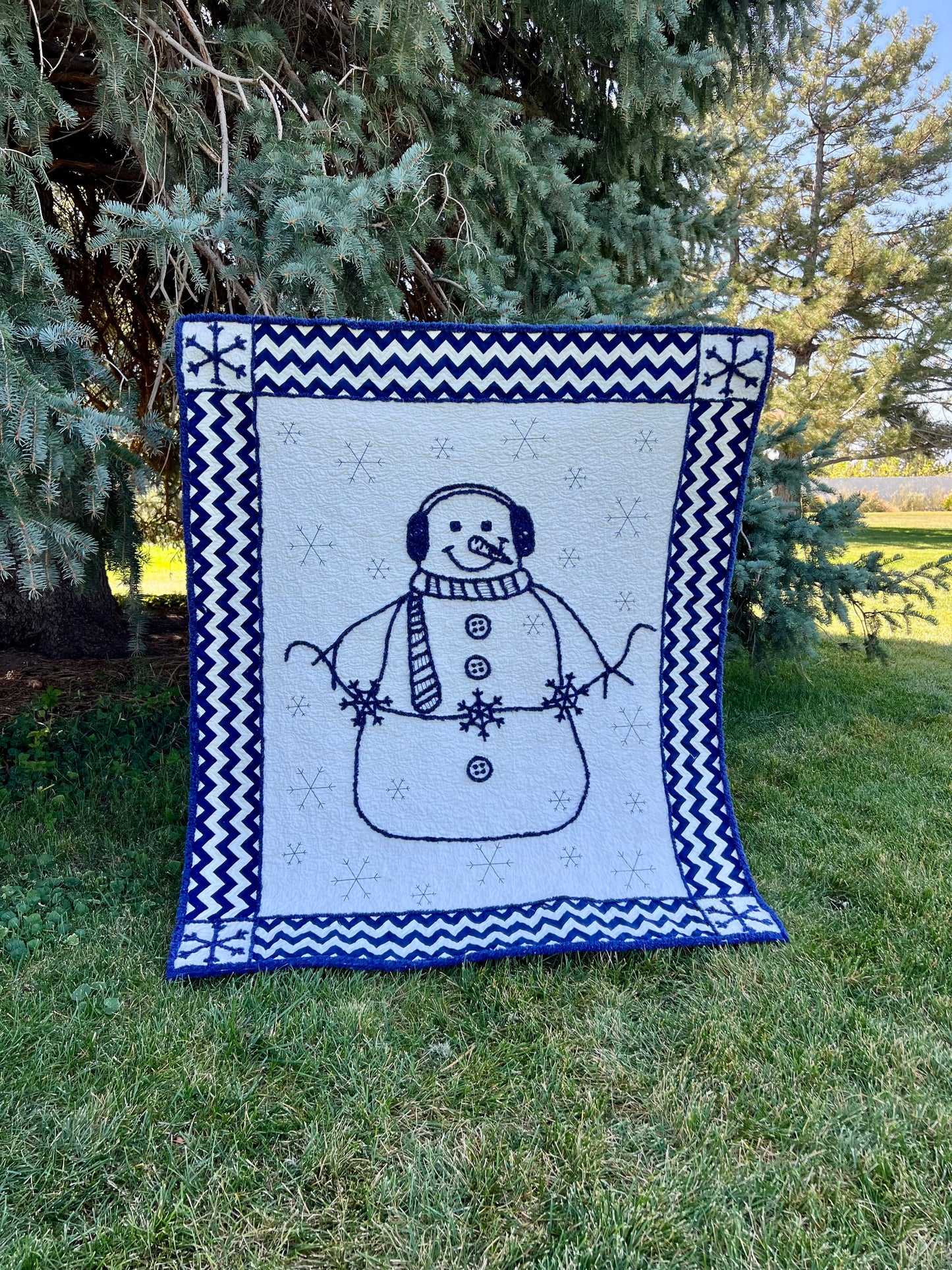 Snowman Gatherings Panel Quilt Kit