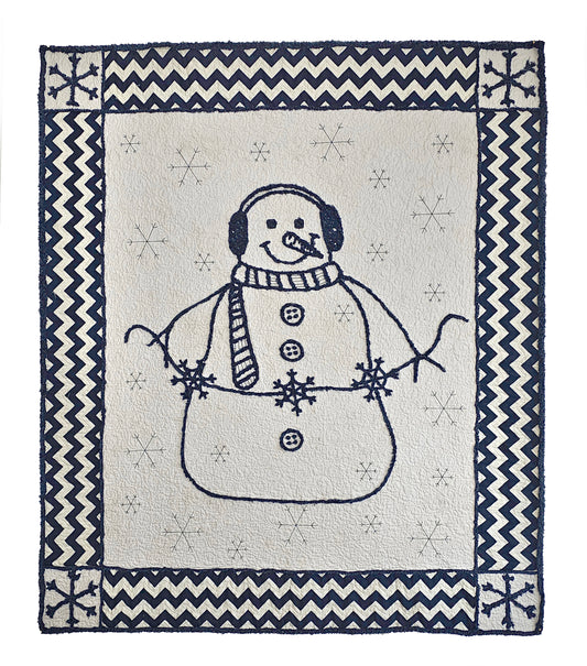 Snowman Gatherings Panel Quilt Kit