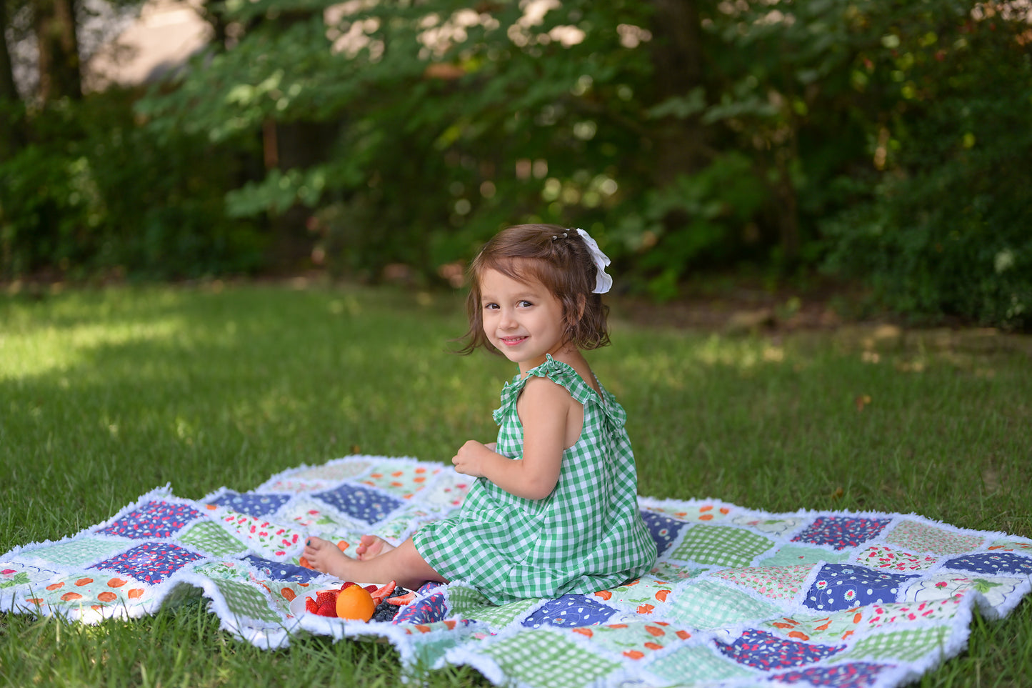 Summer Picnic + Chenille-It Quilt Kit